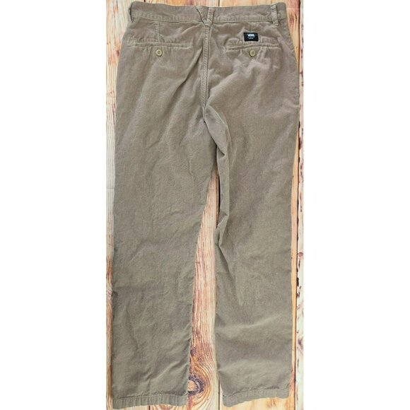 Vans Mens Relaxed Fit Corduroy Chino Pants Size 30 x 31 Beige - Picture 2 of 9